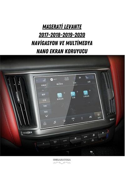 UniqAnatolia Maserati Levante 2017-2020 Navigation and Multimedia Compatible Nano Screen Protector