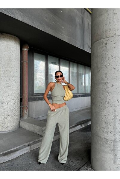 Butik Büzgülü Boğazdan bağlamalı Takım