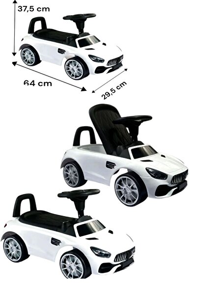 SAZE İLK ARABAM MÜZÜK KORNA  Car Pedalsız Araba  MÜZİKLİ KORNALI PEDALSIZ OYUNCAK ILK ARABAM