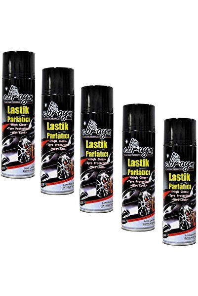 Ebrayn ( 5 Adet )lastik Parlatıcı Tampon Parlatıcı Koruyucu Aerosol Sprey 500...