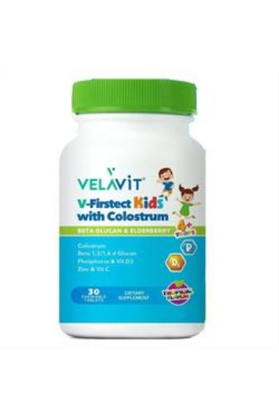 NOVAFACE STD Velavit V-firstect Kids With Colostrum 30 Tablet ( TEKLİDİR )