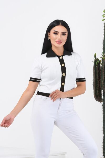 DAMGA Collection Γυναικεία Πλεκτά Μπλούζα - Σχέδιο Ρούχων