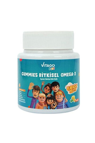 Vitago STD Vitago Kids Bitkisel Omega 3 60 Gummies ( TEKLİDİR )