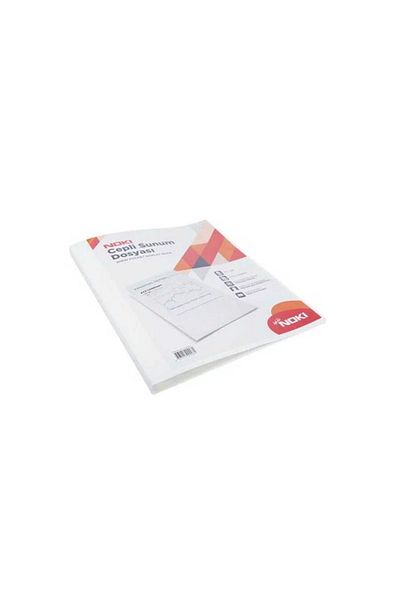 Noki A4 Cream Presentation File - 20 Sheets and Pockets