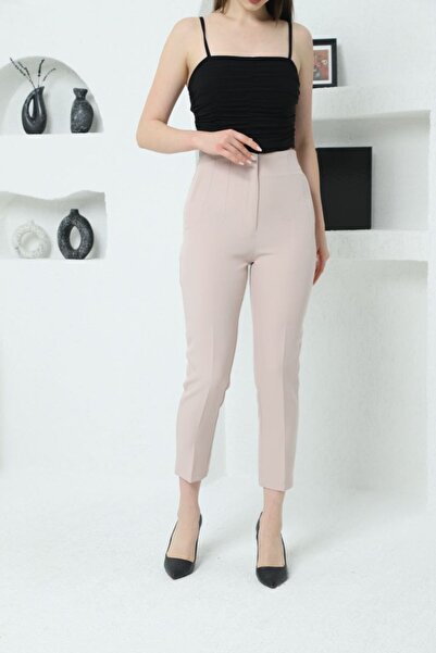 canan Skinny Leg Crepe Trousers