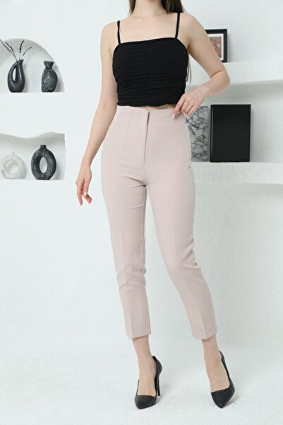 canan Skinny Leg Crepe Trousers
