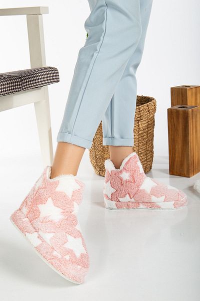 Slipcat Women's Plush Furry Slippers Home Boots Home Shoes Thick Light Sole