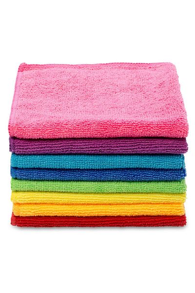 Vileda Microfiber Cleaning Cloth Colors 8 Pack