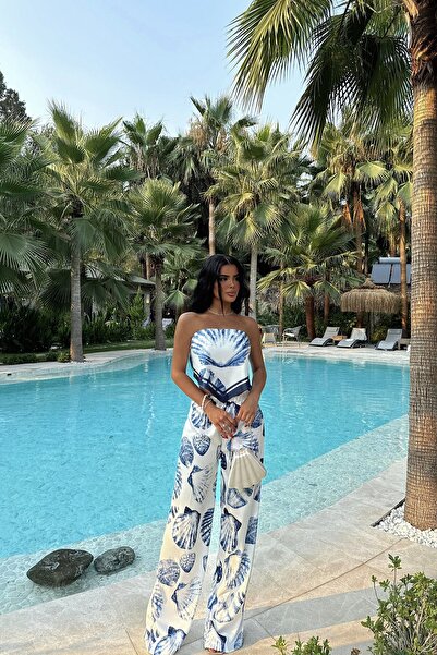 Eyyo Pia Satin Set - ATE-1305 Model