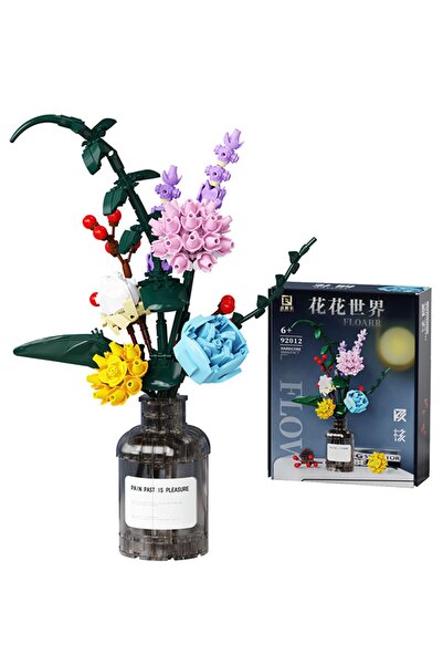 Gokidy Block Flower - Flower Branches with Bottle Vase
