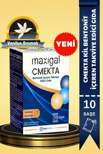 Maxigal Cmekta Supplementary Food Containing Bentonite Clay Drinkable Clay