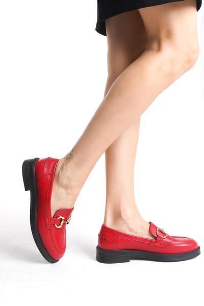 ERNİLA SHOES HAKİKİ DERİ TOKALI LOAFER AYAKKABI