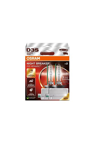 Osram D3s Night Breaker 220 Xenon 2 Adet