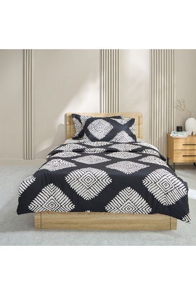Home Box طقم غطاء لحاف مزدوج من هيوستن أرنو مكون من 3 قطع 150×220 سم