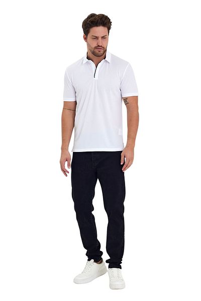 Adams Ανδρικό μπλουζάκι Polo Neck Functional Polyester - Κοντό μανίκι