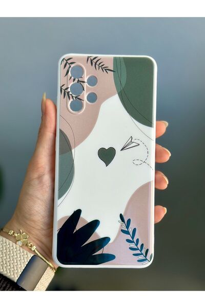 Go Aksesuar Samsung Galaxy A32 Uyumlu Baskı Tasarımlı Silikon Kılıf
