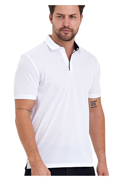 Adams Ανδρικό μπλουζάκι Polo Neck Functional Polyester - Κοντό μανίκι