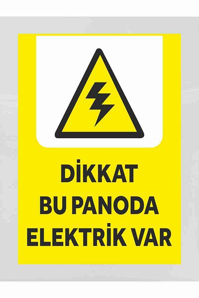 zafrakreklam تحذير: توجد لوحات كهربائية على هذه اللوحة مقاس 24 × 34 سم PVC