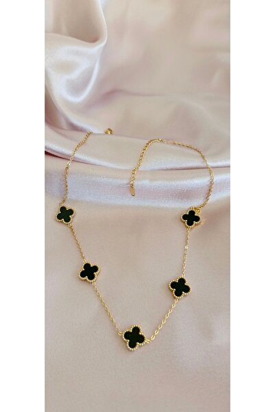 G&M DESIGN فان كليف كلوفر - قلادة فولاذية