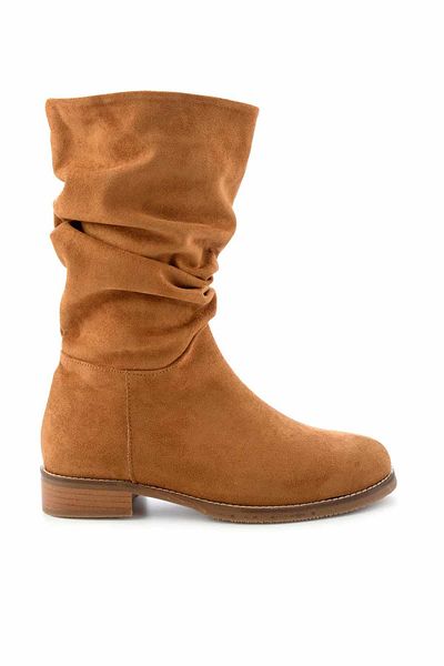 Bambi Tan Suede Women's Boots & Booties02527000202