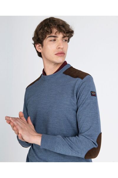 PAUL&SHARK MEN'S KNITTED ROUNDNECK C.WWOOL