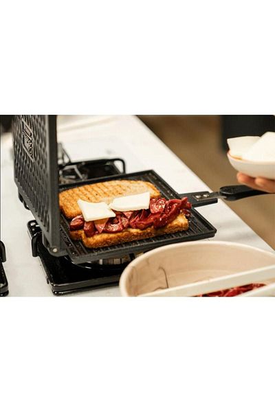 Brioni Diamond Toast Grill Maxi Size Fireproof Non-Stick Cooktop Toaster
