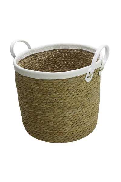 T.Concept Durable Brown-White Basket Medium with Round Rope (m)