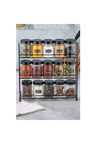 vipgross 3 Katlı 15 Li Baharatlık Set