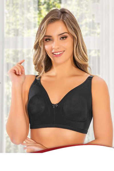 Momslab Layza Form White Micro Lifting Γυναικείο χτενισμένο βαμβακερό σουτιέν 525 - 110