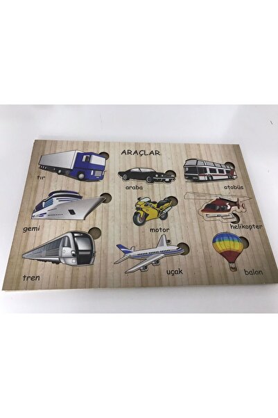 YAHO OYUNCAĞIN DOĞAL HALİ Ahşap Bul-Tak/Puzzle