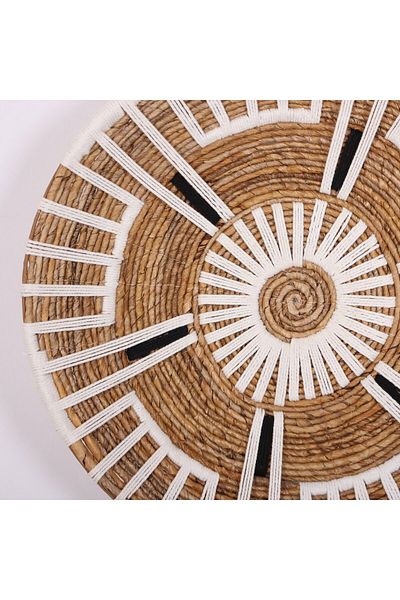 Mylamp Aspendos 60x14 cm Διάμετρος - Φυσικό Πιάτο Τοίχου Abaka