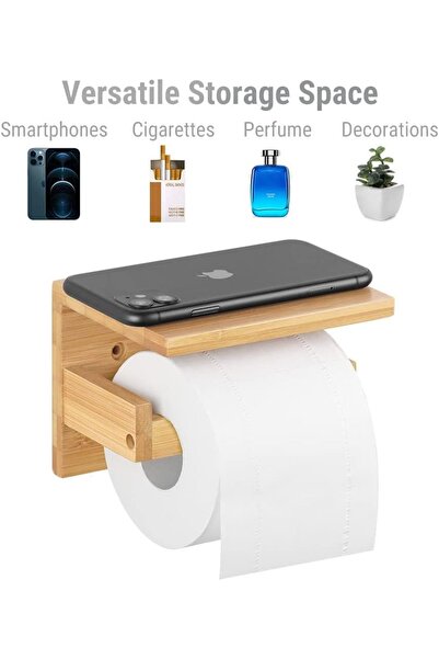 BAMBOO TOILET PAPER HANGER