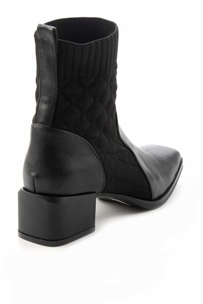 Bambi Siyah Kadın Bot & Bootie K02894500909
