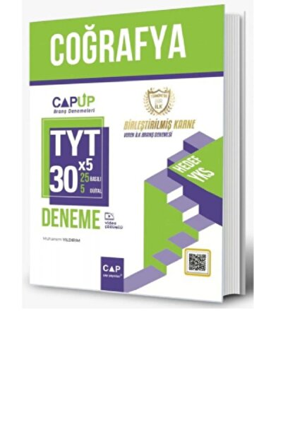 Çap Yayınları TYT Coğrafya 30 X 5 Up Deneme Fenomen Seçimi Ayraç Hediyeli