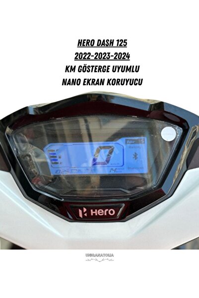 UniqAnatolia HERO Dash 125 2022 2023 2024 Km Gösterge Uyumlu Nano Ekran Koruyucu