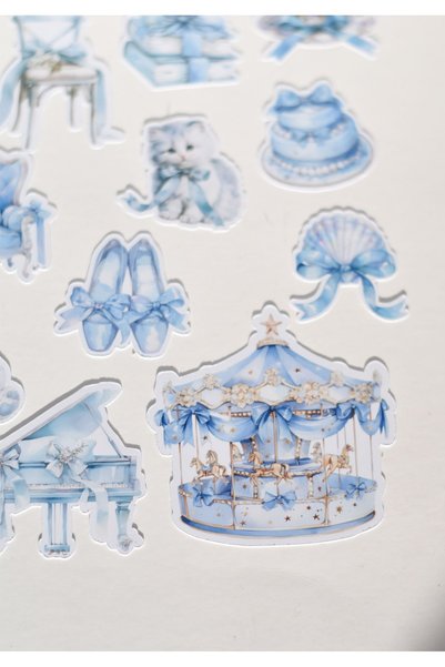 sticker Sparkle of Dream Blue Sticker / Cute Scrapbook, Journal, Planner