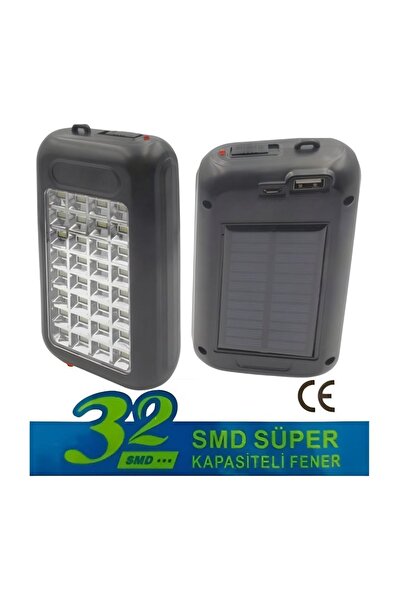 efmues Güneş enerjili powerbank 10000 Mah kapasiteli gs-875 şarjlı ışıldak si...