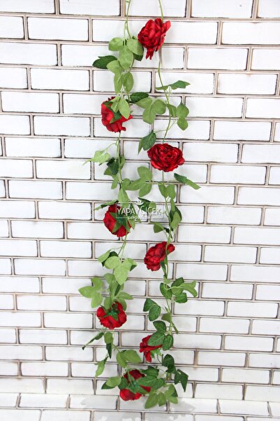 Artificial Ivy Artificial Flower Rose 200cm Red