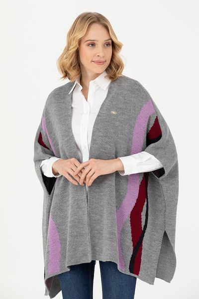 U.S. Polo Assn. Γυναικεία Πλεκτά Ζακέτα Poncho