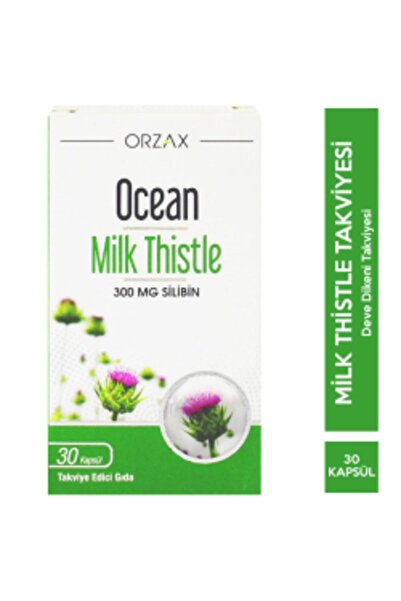 Orzax STD Orzax Ocean Milk Thistle 30 Kapsül Deve Dikeni Takviyesi ( TEKLİDİR )