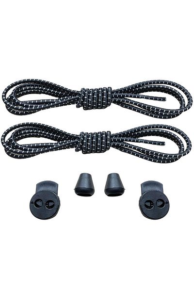 YeferStore Practical Elastic Smart Laces - Sports, Children, Classic and Boot Laces, Striped 1 Pair