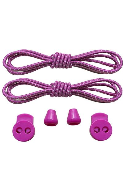 YeferStore Purple 1 Pair Smart Laces - Practical Elastic Sports and Children's Shoes