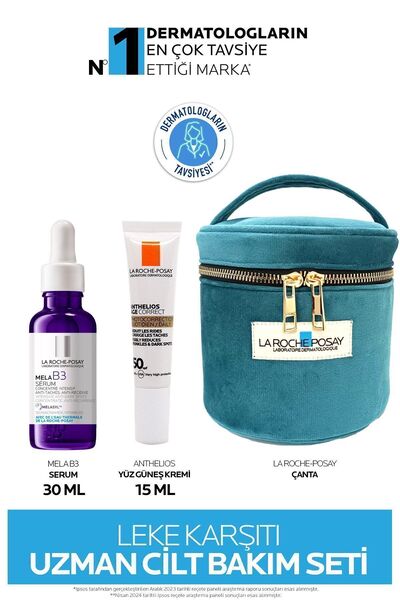 La Roche Posay Anti-Spot Expert Skin Care Set: Mela B3 Spot Serum 30ML-Age Co...