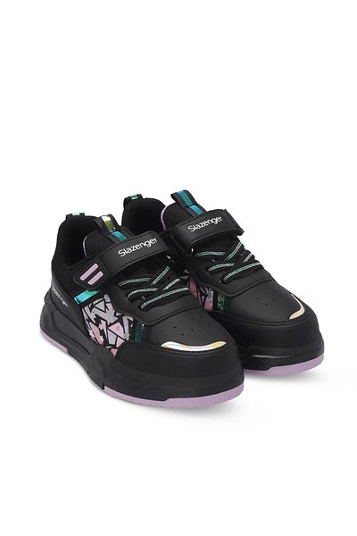 Slazenger Niagara Black/Purple Girl's Sneakers