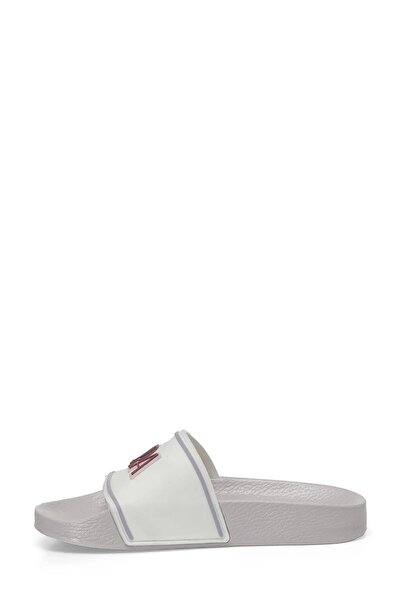 U.S. Polo Assn. White Slippers