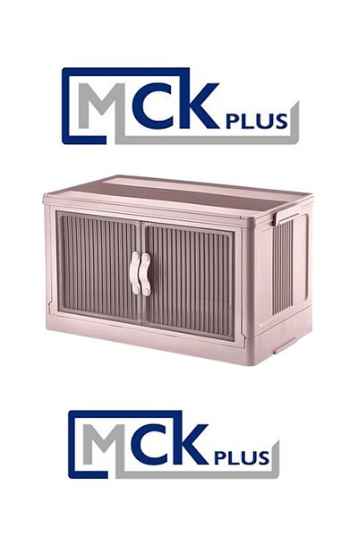 MCK Plus 4-Tier Pink Portable Cabinet - Multi-Purpose Storage and Storage Set, Cloth Textured