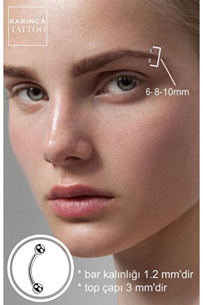 Karınca Piercing Kaş Piercing by Karınca Tattoo