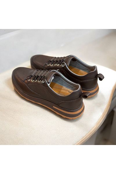 erenimstore Orthopedic Genuine Leather Men's Casual Shoes