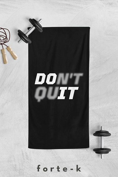 Fortek Home Fitness Towel - Digital Printed, Sports Towel, 50X100 cm