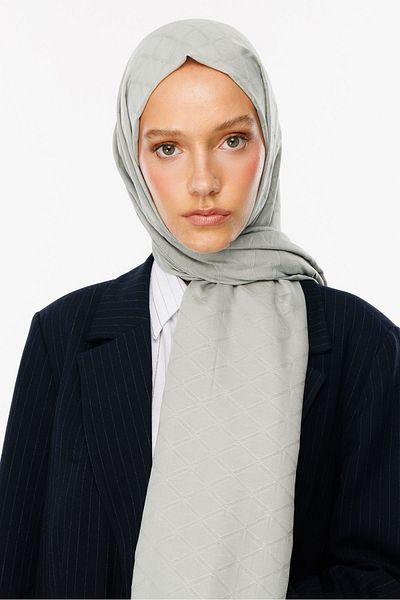 Mooncorn Bamboo Jacquard Laurel Shawl